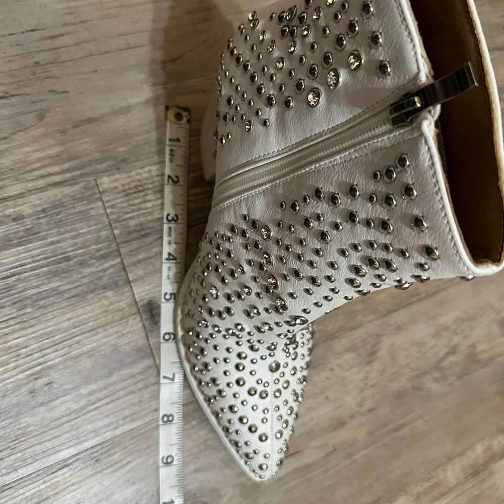 Glamorous Studded Ankle Boots - Picture 5 of 7